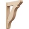 Ekena Millwork 7 1/2-in W x 28-in D x 40-in H Funston Slat Rough Cedar Woodgrain TimberThane Outlooker, Primed Tan OUTUR075X28X40FST24RCPR - alternate 1